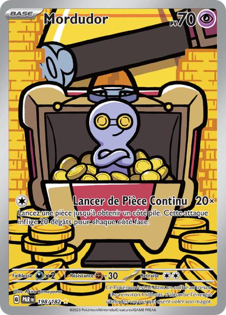 Carte Pokémon Mordudor 198/182 PAR Faille Paradoxe EV04 Neuf FR LorenZone