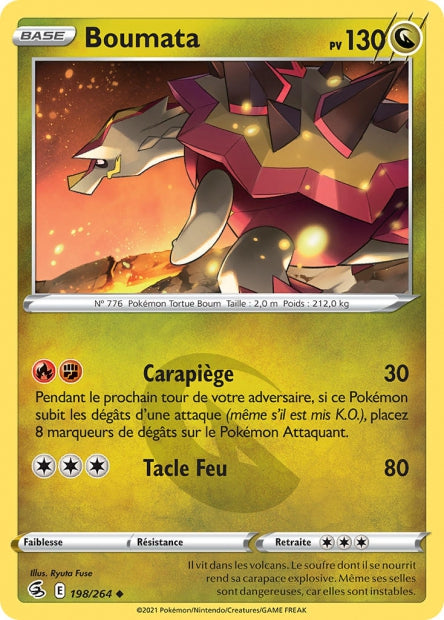 Carte Pokémon Boumata 198/264 FST EB08 LorenZone