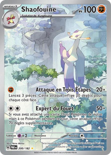 Carte Pokémon Shaofouine 200/182 PAR Faille Paradoxe EV04 Neuf FR LorenZone