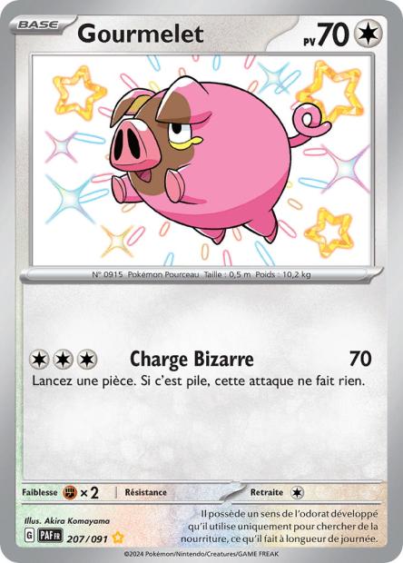 Carte Pokémon Gourmelet 207/091 Destinees de Palea EV4_5 LorenZone