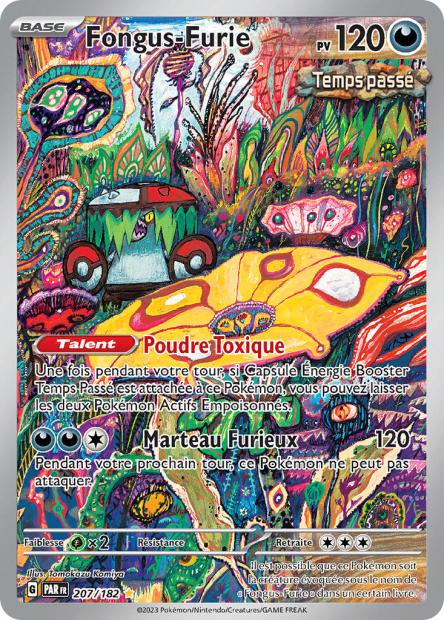 Carte Pokémon Fongus Furie 207/182 PAR Faille Paradoxe EV04 Neuf FR LorenZone
