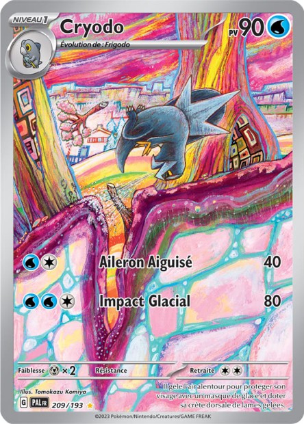 Carte Pokémon Cryodo 209/193 PAL EV02 LorenZone