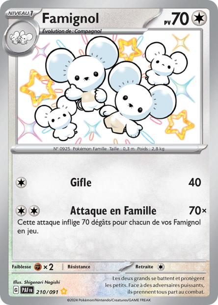 Carte Pokémon Famignol 210/091 Destinees de Palea EV4_5 LorenZone