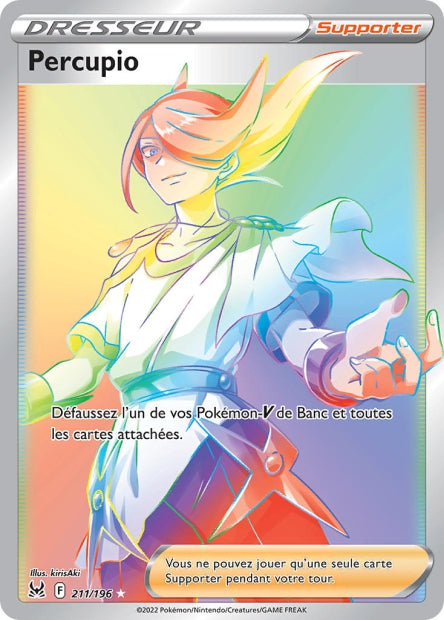 Carte Pokémon Percupio 211/196 LOR Origine Perdue EB11 Neuf FR LorenZone