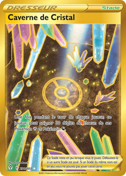 Carte Pokémon Caverne de Cristal 230/203 EVS EB07 LorenZone