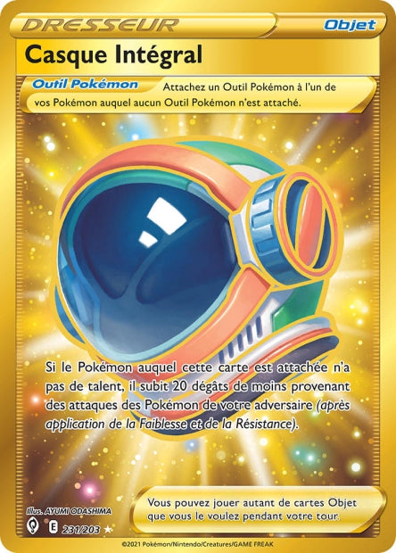 Carte Pokémon Casque Intégral 231/203 EVS EB07 LorenZone