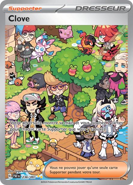 Carte Pokémon Clavel 236/091 Destinees de Palea EV4_5 LorenZone