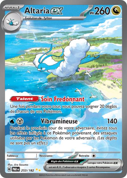 Carte Pokémon Altaria EX 253/182 PAR Faille Paradoxe EV04 Neuf FR LorenZone