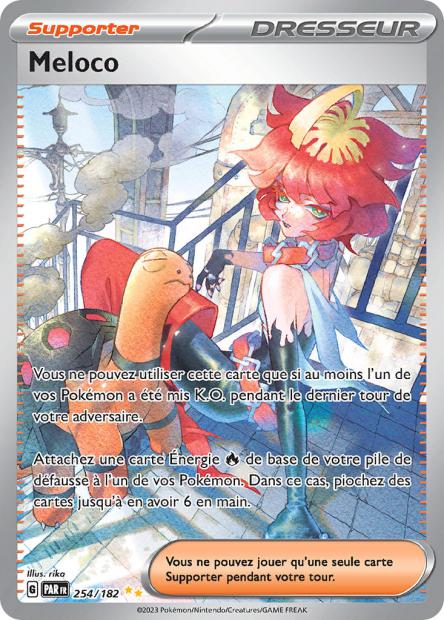 Carte Pokémon Meloco 254/182 PAR Faille Paradoxe EV04 Neuf FR LorenZone