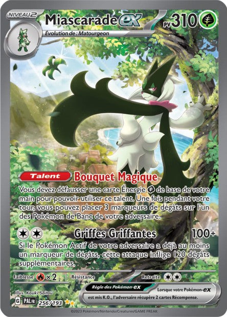 Carte Pokémon Miascarade EX 256/193 PAL EV02 LorenZone