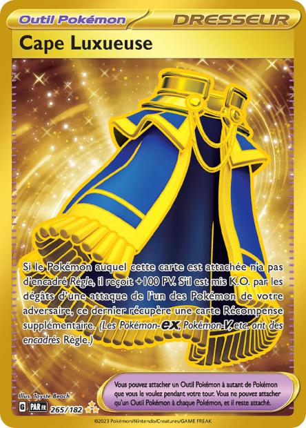 Carte Pokémon Cape Luxueuse 265/182 PAR Faille Paradoxe EV04 Neuf FR LorenZone