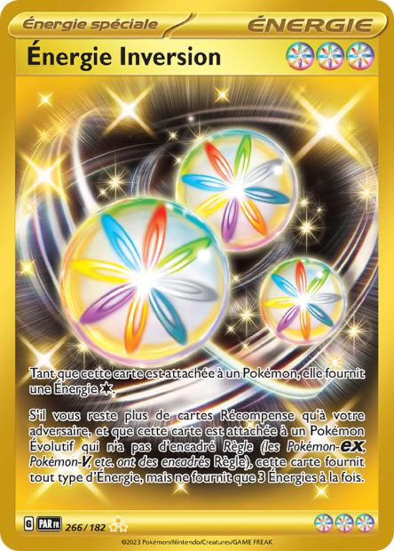 Carte Pokémon Énergie Inversion 266/182 PAR Faille Paradoxe EV04 Neuf FR LorenZone