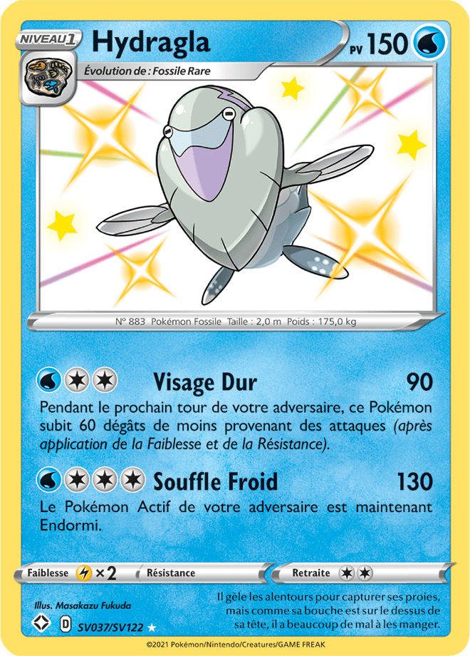 Carte Pokémon Hydragla SV037/SV122 SWSH45 Destinées Radieuses EB4_5 Neuf FR LorenZone