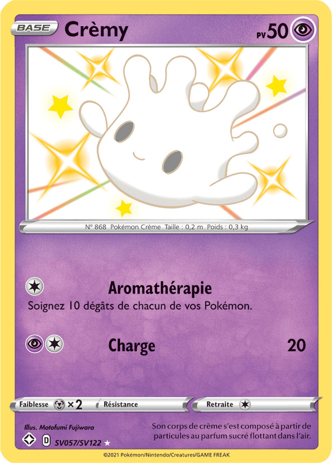 Carte Pokémon Crèmy SV057/SV122 SWSH45 Destinées Radieuses EB4_5 Neuf FR LorenZone