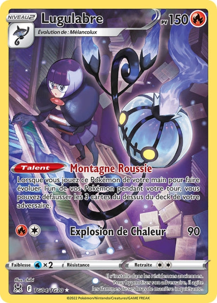 Carte Pokémon Lugulabre TG04/TG30 LOR Origine Perdue EB11 Neuf FR LorenZone