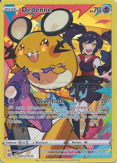 Carte Pokémon Dedenne TG07/TG30 BRS Stars Étincelantes EB09 Neuf FR LorenZone