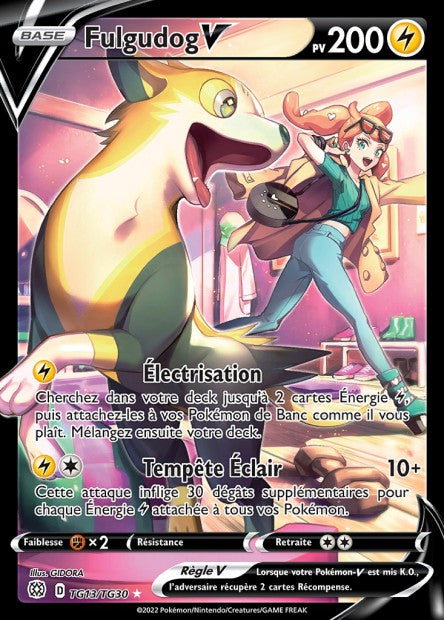 Carte Pokémon Fulgudog TG13/TG30 BRS Stars Étincelantes EB09 Neuf FR LorenZone