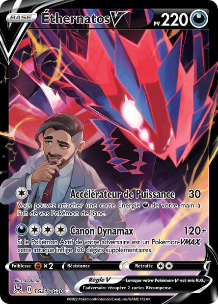 Carte Pokémon Éthernatos V TG21/TG30 LOR Origine Perdue EB11 Neuf FR LorenZone