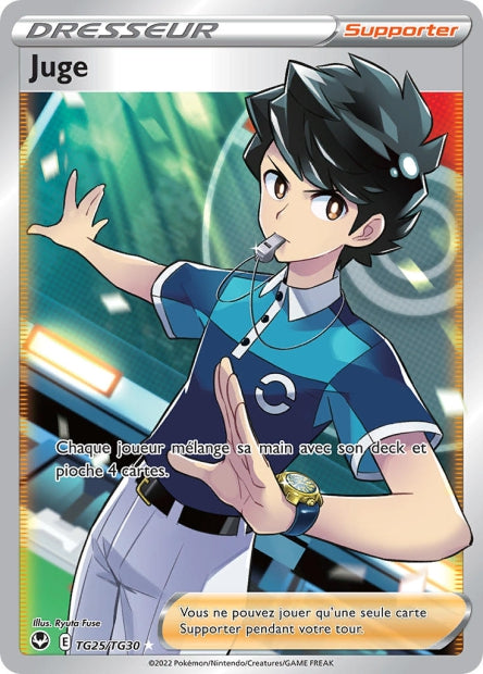 Carte Pokémon Juge TG25/TG30 SIT Tempete Argentee EB12 Neuf FR LorenZone