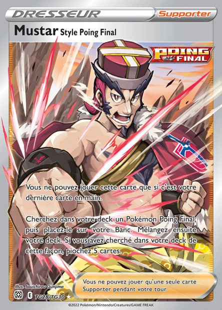 Carte Pokémon Mustar Poing Final TG28/TG30 BRS Stars Étincelantes EB09 Neuf FR LorenZone