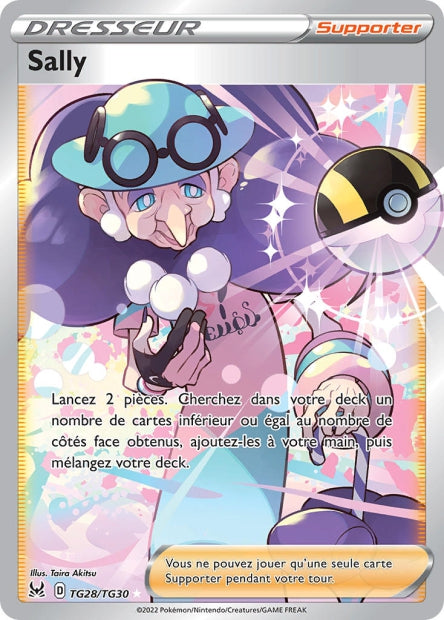 Carte Pokémon Sally TG28/TG30 LOR Origine Perdue EB11 Neuf FR LorenZone