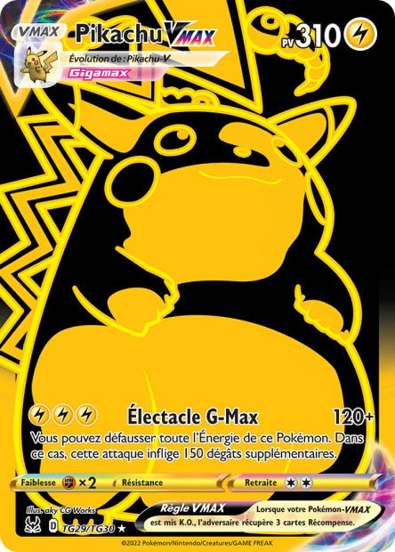Carte Pokémon Pikachu VMAX TG29/TG30 LOR Origine Perdue EB11 Neuf FR LorenZone