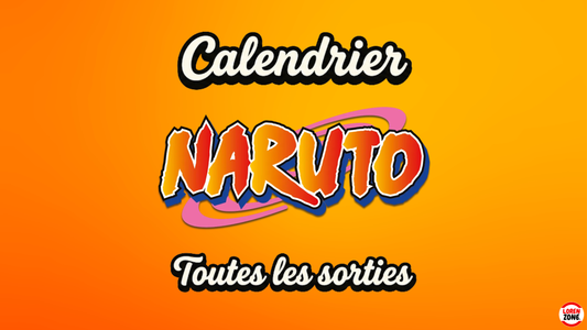 Calendrier Naruto Mythos TCG — Toutes les sorties France & International