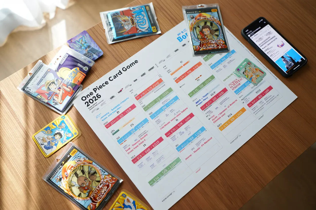 Calendrier sortie one piece tcg 2026 : toutes les dates