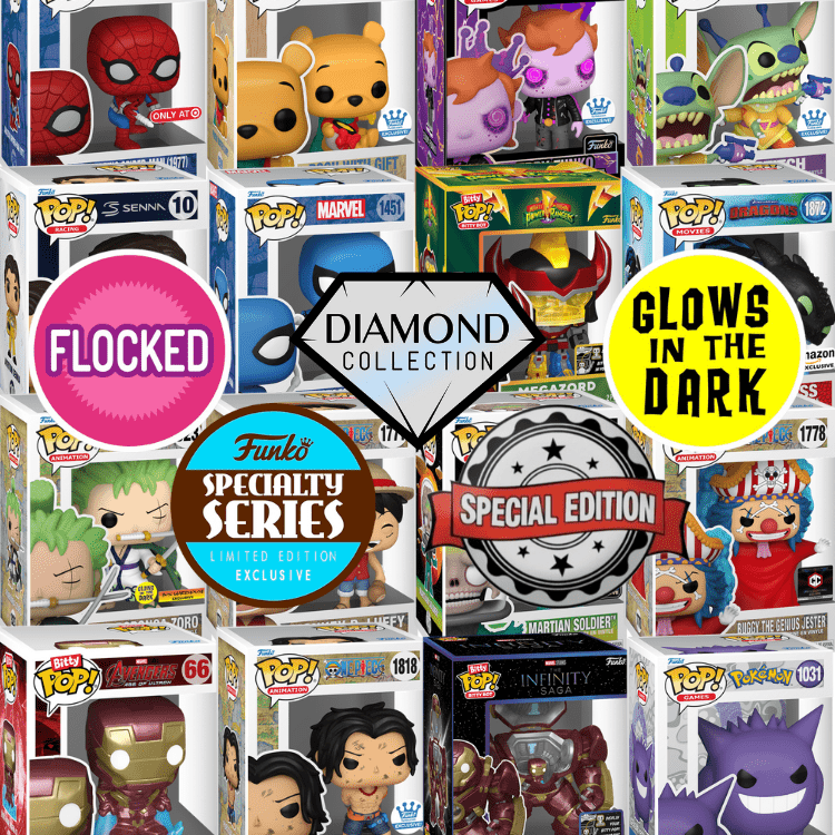 Pop Code List Les Codes des Boîtes Funko Pop : Chase, Exclusive, Limited Edition ...