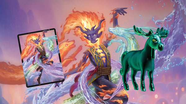 Visuel officiel Magic: The Gathering — les 5 couleurs WUBRG