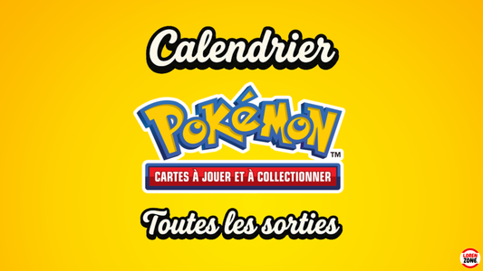 Calendrier Pokémon JCC — Toutes les sorties France & International