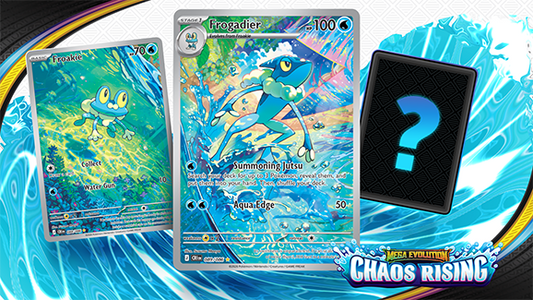 Visuel officiel Pokémon News annonçant le Croâporal Full-Art pour l'extension Méga-Évolution Chaos Ascendant