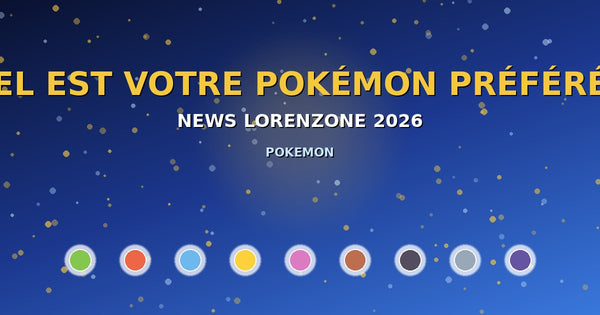 Illustration éditoriale LorenZone : débat communautaire sur le Pokémon préféré des fans en 2026