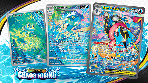 See the Full Glory of Froakie, Frogadier, and Mega Greninja ex · Pokemon — LorenZone