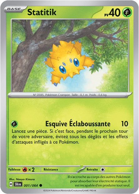 Carte Pokémon Statitik 001/064 Fable Nébuleuse SFA EV6_5 Neuf FR LorenZone