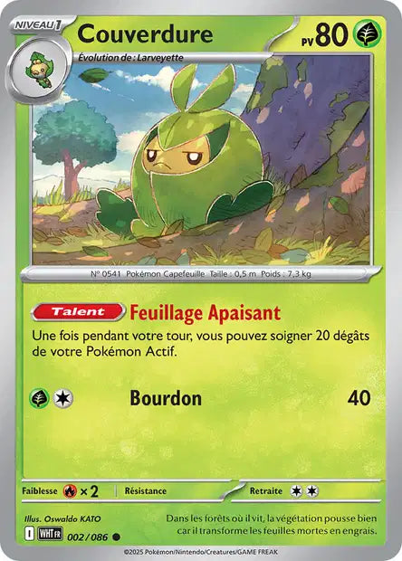 Carte Pokémon Couverdure 002/086 WHT Flamme Blanche EV10_5 Neuf FR LorenZone