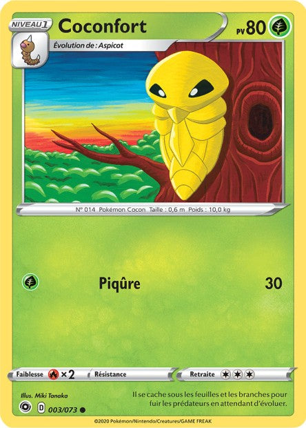 Carte Pokémon Coconfort 003/073 SWSH35 Voltage Eclatant EB3_5 Neuf FR LorenZone