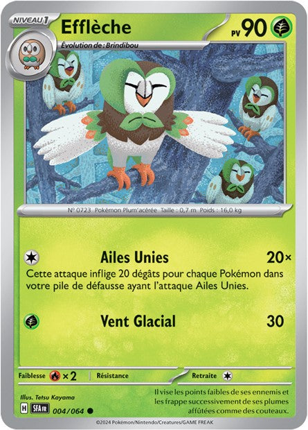 Carte Pokémon Efflèche 004/064 Fable Nébuleuse SFA EV6_5 Neuf FR LorenZone