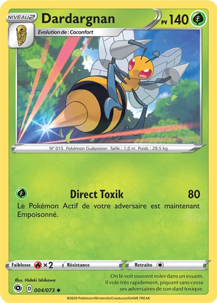 Carte Pokémon Dardagnan 004/073 SWSH35 Voltage Eclatant EB3_5 Neuf FR LorenZone
