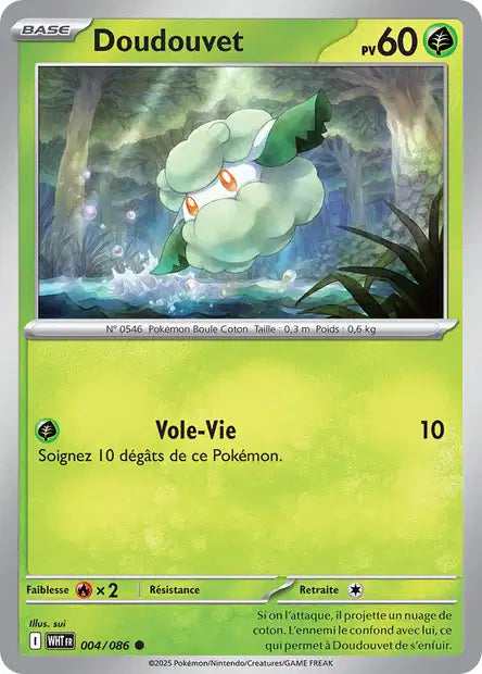 Carte Pokémon Doudouvet 004/086 WHT Flamme Blanche EV10_5 Neuf FR LorenZone