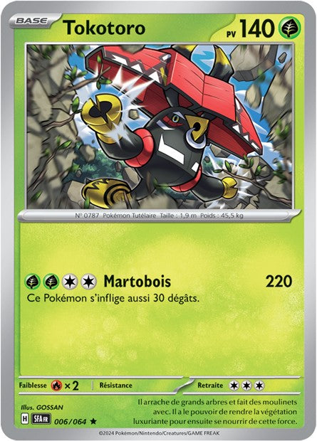 Carte Pokémon Tokotoro 006/064 Fable Nébuleuse SFA EV6_5 Neuf FR LorenZone