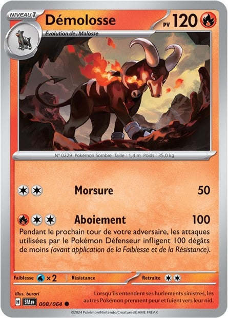 Carte Pokémon Démolosse 008/064 Fable Nébuleuse SFA EV6_5 Neuf FR LorenZone