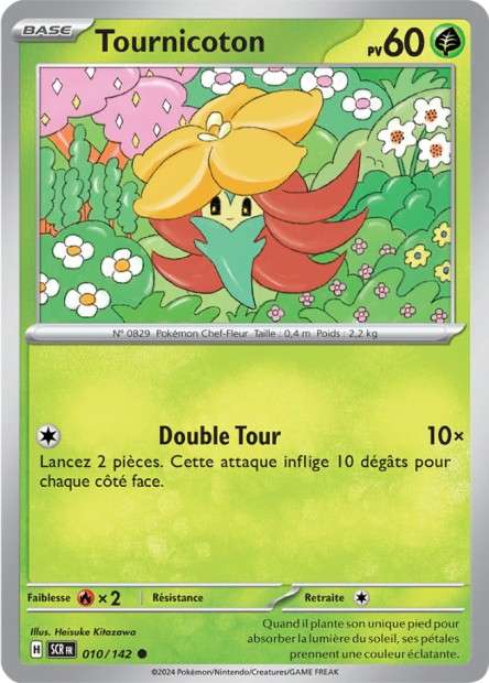 Carte Pokémon Tournicoton 010/142 SCR Couronne Stellaire EV07 Neuf FR LorenZone