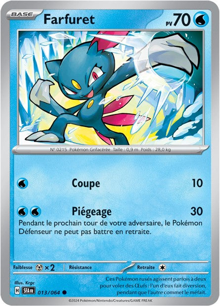 Carte Pokémon Farfuret 013/064 Fable Nébuleuse SFA EV6_5 Neuf FR LorenZone
