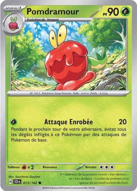 Carte Pokémon Pomdramour 013/142 SCR Couronne Stellaire EV07 Neuf FR LorenZone