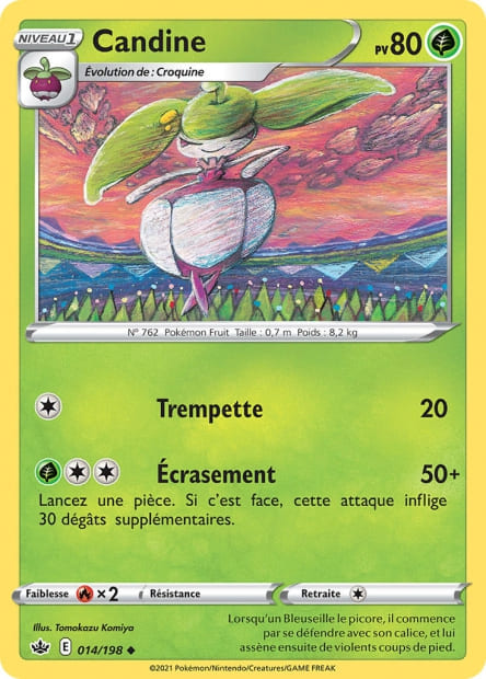 Carte Pokémon Candine 014/198 CRE Règne de Glace EB06 Neuf FR LorenZone