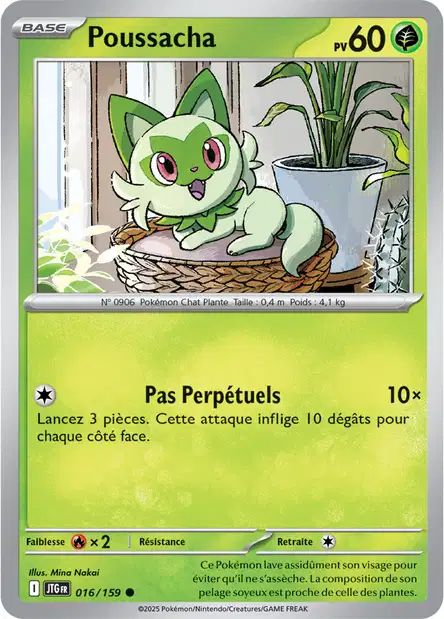 Carte Pokémon Poussacha 016/159 JTG Aventures Ensemble EV09 Neuf FR LorenZone