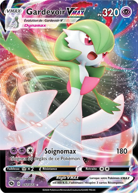 Carte Pokémon Gardevoir VMAX  017/073 SWSH35 Voltage Eclatant EB3_5 Neuf FR LorenZone