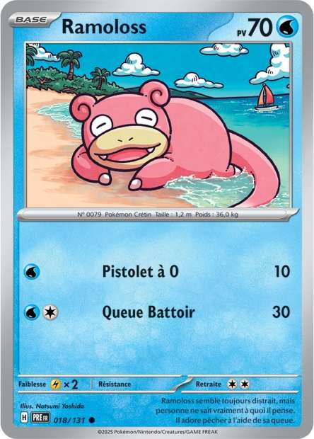 Carte Pokémon Ramoloss 018/131 Evolutions Prismatiques PRE EV8_5 Neuf FR LorenZone