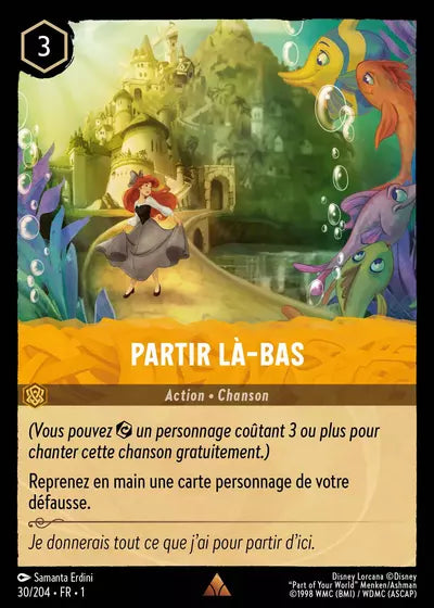 Carte Lorcana - Disney Partir là-bas 030/204 Chapitre 01 Premier Chapitre FC Neuf FR LorenZone